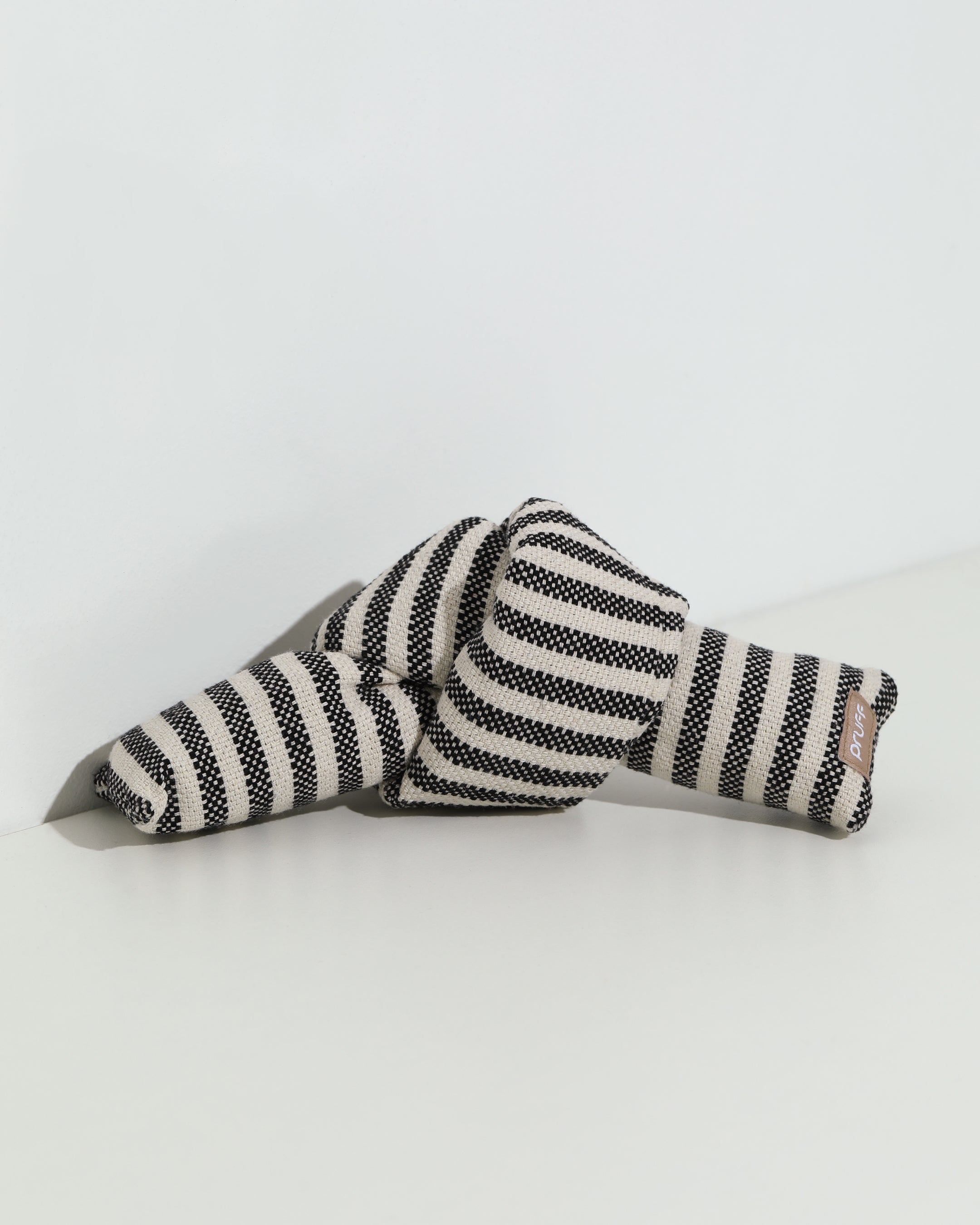 Modern Minimalist Dog Toy. Neutral colored dog toy by Pruff Pets. 